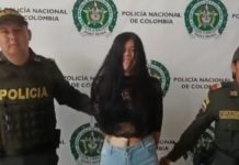 La ladrona se reía con toda desfachatez