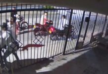 Video revela robo en manada: al menos 11 asaltantes participaron en el ataque a un transeúnte.