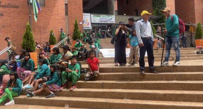 protesta indígenas en Pereira