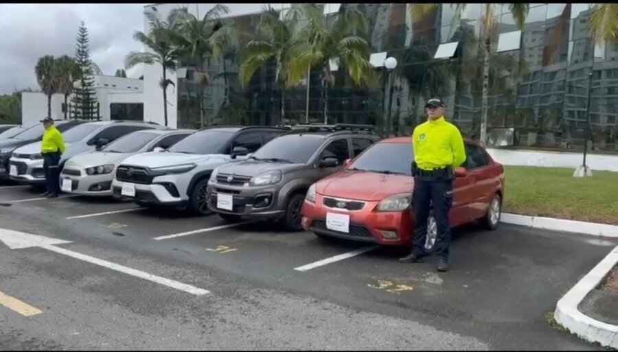 Banda robaba vehículos arrendados para plataformas digitales en el Eje Cafetero: ocho fueron recuperados
