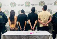 Con droga sintética fueron capturadas cuatro personas