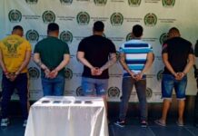Cayó banda de extorsión: seis guardianes del INPEC entre los capturados