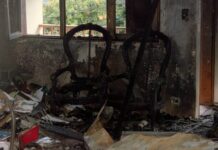 Veladora habría provocado incendio que dejó a una familia sin vivienda en municipio de Caldas