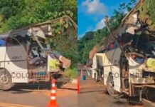 Suspenden centro de diagnóstico automotor tras hallazgos en revisión de bus accidentado en Antioquia