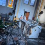 Incendio en la Iglesia de Nuestra Señora de la Valvanera