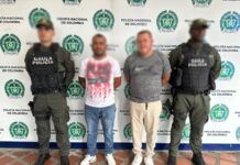 EN VIDEO: Capturados dos presuntos extorsionistas en centro comercial de Pereira