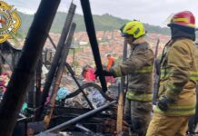 4 viviendas afectadas por incendio en Manizales