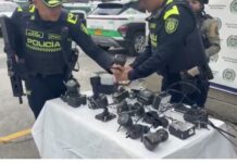 Grupo delincuencial utilizaba circuito cerrado de televisión para vigilar a las autoridades y evadir operativos.