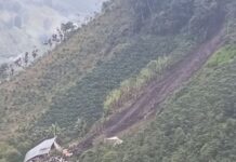 Deslizamiento arrasó una vivienda en Caldas