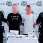 Dos capturados por tráfico de estupefacientes en Santa Rosa de Cabal