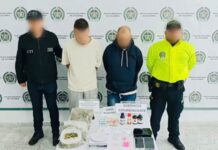 Dos capturados y más de 1,4 kilos de marihuana incautados en Santa Rosa