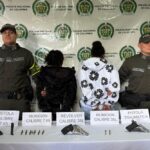 Capturan a dos mujeres que transportaban armas de fuego y municiones en vías del Eje Cafetero