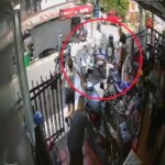 Impactante video: víctima enfrenta a sicario y lo desarma en pleno ataque a taller de motos