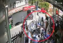 Impactante video: víctima enfrenta a sicario y lo desarma en pleno ataque a taller de motos