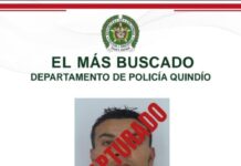 #ATENCIÓN Capturado integrante del cartel de los más buscados del Quindío