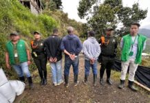 Capturan a tres personas por afectación ambiental en zona protegida de Dosquebradas