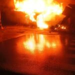 Voraz incendio dejó a tres familias sin hogar