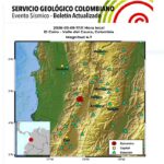 Sismo de magnitud 4.7 se registró en el Valle del Cauca