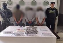 Tres capturados en operativo contra el tráfico de drogas en zona rural de Apía, Risaralda