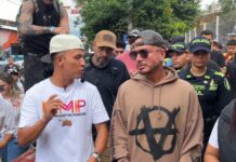 J Balvin visitó La Ferro y compartió con la comunidad