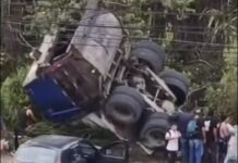En video: carro recolector de basura se quedó sin frenos y dejó heridos