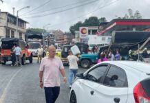 Se levantó paro de transportadores en Anserma tras acuerdos con la administración municipal