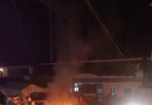 VIDEO: ¡Viernes santo de terror! Motobomba estalla en plena misa y siembra el pánico: un policía herido