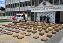 Operarios de telecomunicaciones llevaban más droga que señal en el Eje Cafetero.