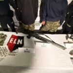 ¡Alerta en el Eje Cafetero! Caen dos menores con armas de guerra y granadas: tenían insignias del ELN