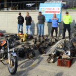 Cae red que desguazaba motos robadas en el Eje Cafetero: vendían las piezas en locales comerciales