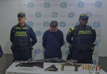 Capturan a hombre con arsenal en Caimalito: investigan posible vínculo con hechos violentos en La Virginia