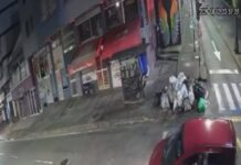 EN VIDEO: conductor arrolla a mujer, huye y es alcanzado por testigos en Pereira