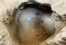 Restos de antiguas comunidades salen a la luz en obra del Hospital Regional