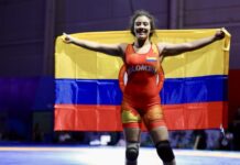 Alejandra Serrano gana oro para Colombia en lucha libre en Panamá 2026