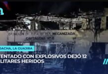 Atentado con explosivos en batallón de Rioacha dejó 12 militares heridos