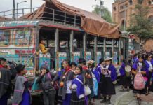 Hoy llegan a Bogotá más de 500 indígenas Misak en 11 buses para exigir garantías al Gobierno nacional
