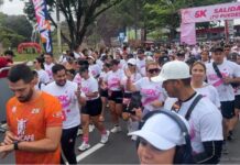 Más de 5.000 personas participaron en la Carrera Mujer Valiente 2026 en Pereira