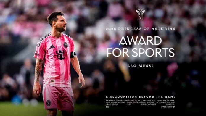 Leo Messi, galardonado con el Premio Princesa de Asturias de los Deportes 2026 _ Inter Miami CF