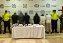 Allanamientos destapan red de droga en el Quindío: capturas, armas y un señalado homicida entre los detenidos