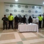 Capturan a seis presuntos integrantes de Los Chukis en Calarcá: incautan armas y drogas