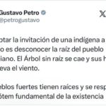 Petro cuestiona decisión de Westcol de no realizar transmisión con Aída Quilcué en el Cauca