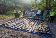 Abandonan camioneta con más de 528 kilos de marihuana en vías del Eje Cafetero.