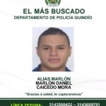 Cayó alias ‘Marlon’, uno de los más buscados del Quindío: tenía circular azul de Interpol