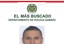 Cayó alias ‘Marlon’, uno de los más buscados del Quindío: tenía circular azul de Interpol
