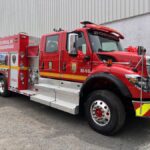 Dosquebradas recibe el primer camión de bomberos certificado para atender incendios en alturas