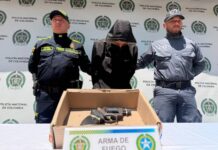 Capturan a alias «Balija», presunto responsable de un homicidio en el Eje Cafetero. Le incautaron un arma de fuego.