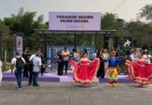 Pereira inauguró dos nuevos Paraderos Mujer Segura en la Universidad Católica y PriceSmart