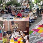 Jóvenes y abuelas se unen para tejer cobijas para los damnificados del terremoto en Pereira