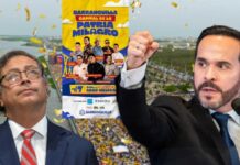 Con rumba en Barranquilla, despedida a Petro y bienvenida a Abelardo