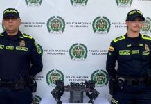 Alerta en La Tebaida: Policía Incauta Dron que sobrevolaba cerca de la estación.